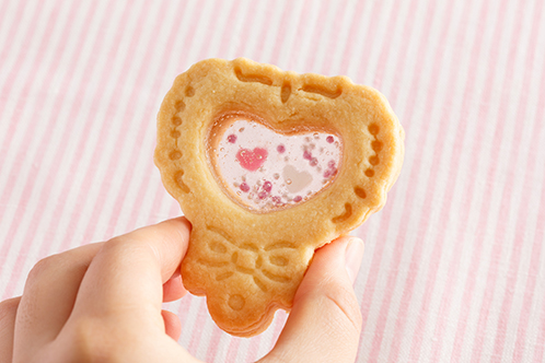 シャカシャカクッキー型(砂時計・ミラー) お菓子画像