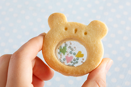シャカシャカクッキー型(くま) お菓子画像