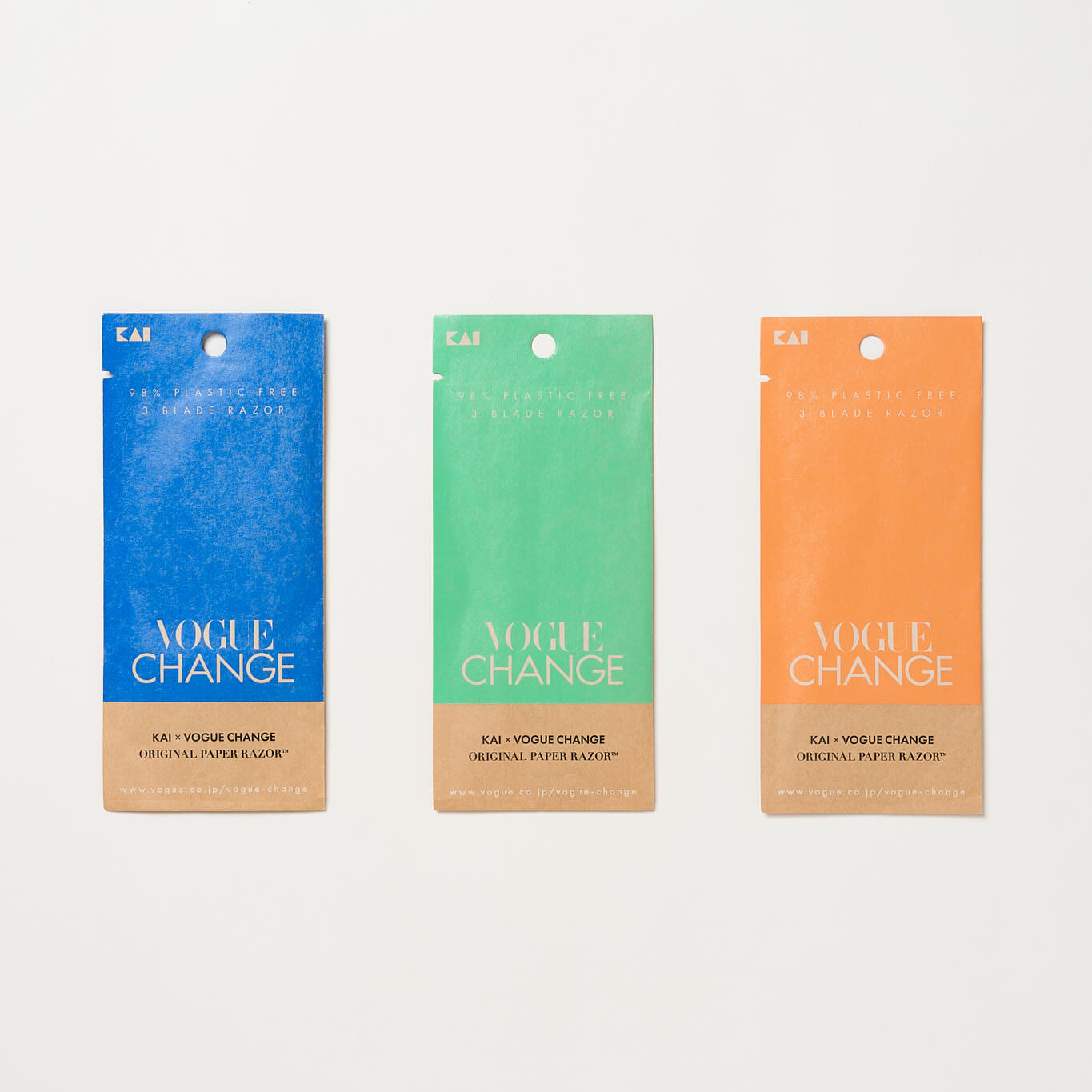 「VOGUE CHANGE」と「紙カミソリ&reg;」がコラボレーション